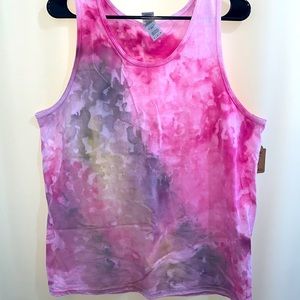 Tie dyed tank top